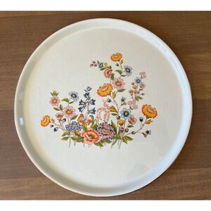 Vintage  High Tea 11" Hostess Platter Floral Cottage Robinson‎ Design Japan